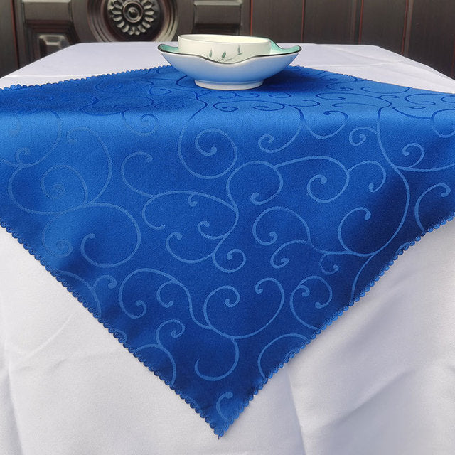 10stk Polyester Jacquard Bordduk Servietter Håndklær | Luvikno