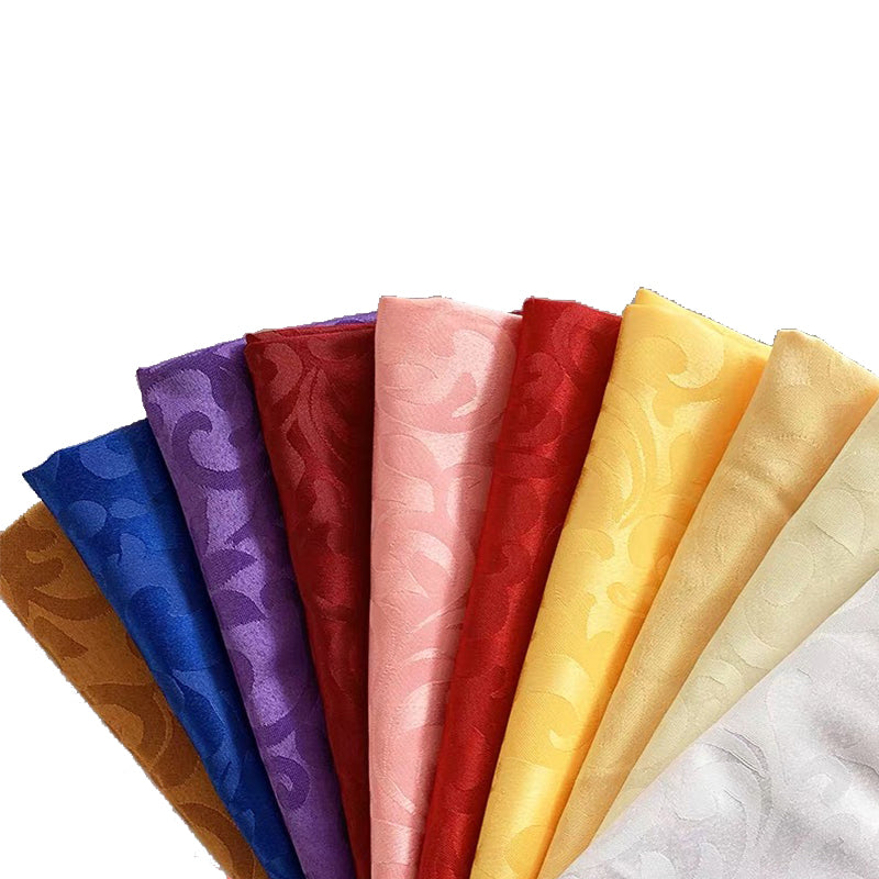10stk Polyester Jacquard Bordduk Servietter Håndklær | Luvikno
