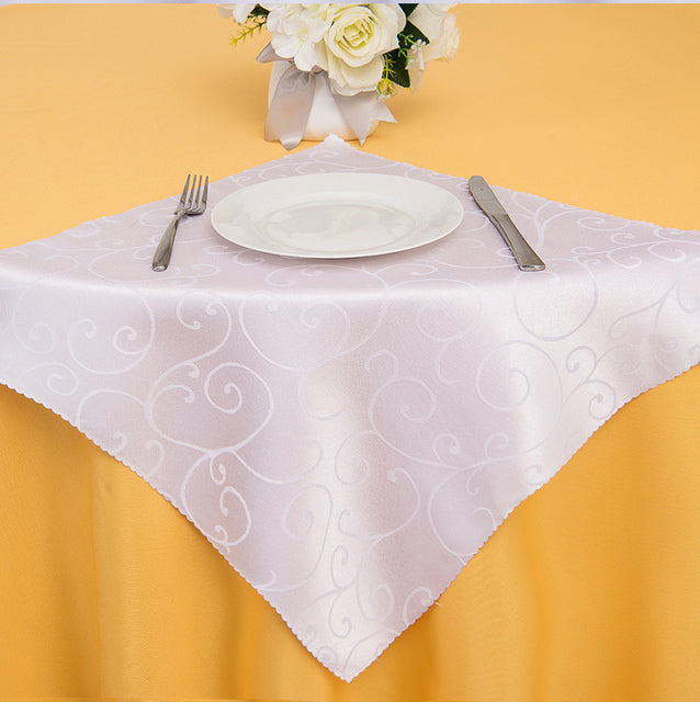 10stk Polyester Jacquard Bordduk Servietter Håndklær | Luvikno