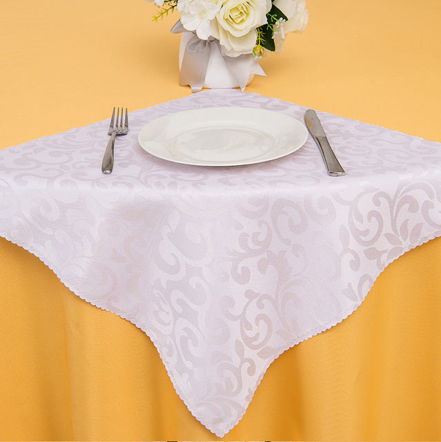 10stk Polyester Jacquard Bordduk Servietter Håndklær | Luvikno