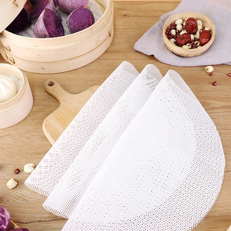10Pcs Silikon Runde Dampere Liner Non-stick Gjenbrukbare Dehydrator Matter | Luvikno