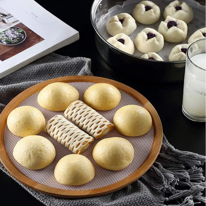 10Pcs Silikon Runde Dampere Liner Non-stick Gjenbrukbare Dehydrator Matter | Luvikno