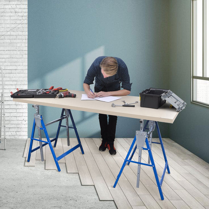 2x Stillstandere Folding Stands 7-fold høydejusterbare | Luvikno
