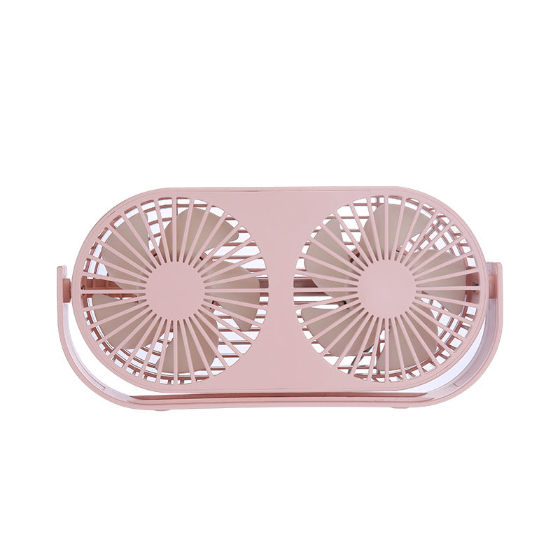 Dual-Head Portable Desk Fan Luvikno