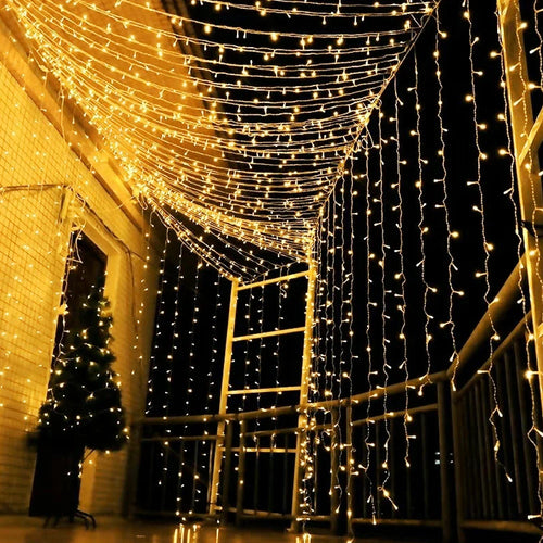 LED gardinlys for utendørsbruk – Vanntette eventyrlys for hage, balkong og terrasse | Luvikno