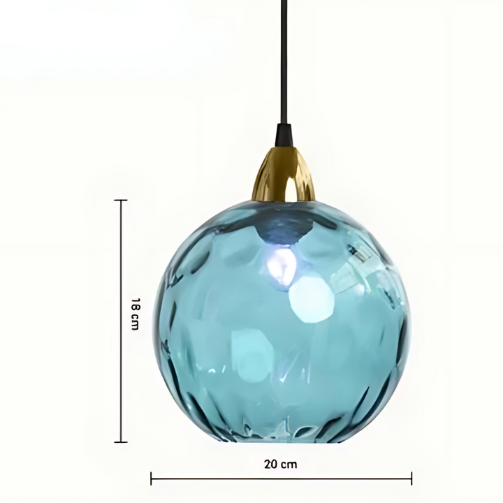 Luvikno | Elegant Glass Sphere Pendant Lamp for Luxury Interiors