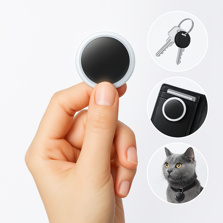 GPS Tracker Tag for Nøkler og Verdisaker Luvikno