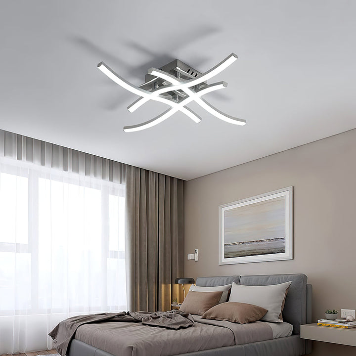 LED Taklampe Moderne Aluminium Takmontert Armatur Luvikno