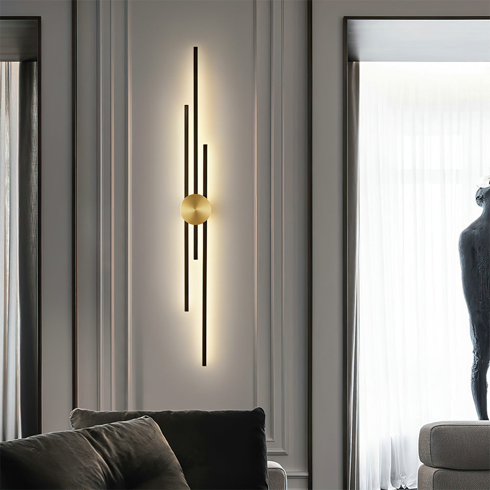Vegglampe Moderne LED Jern Vertikal Armatur Luvikno