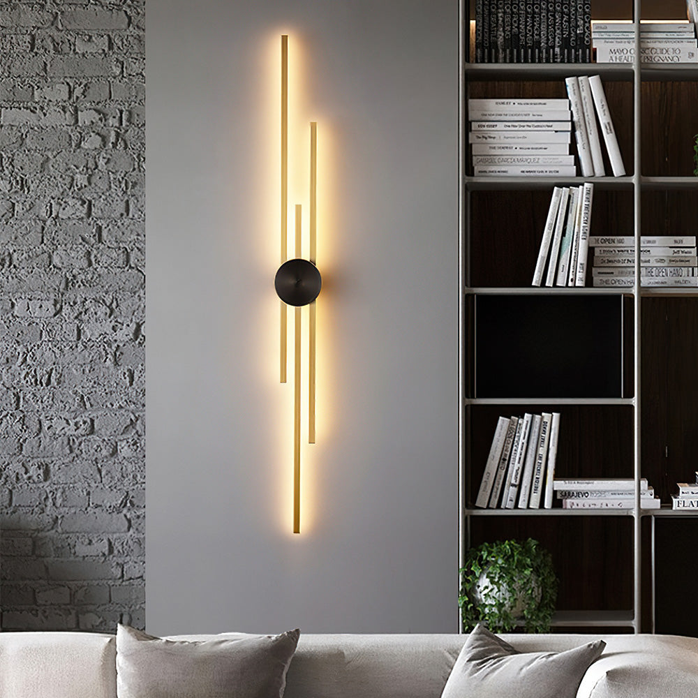 Vegglampe Moderne LED Jern Vertikal Armatur Luvikno