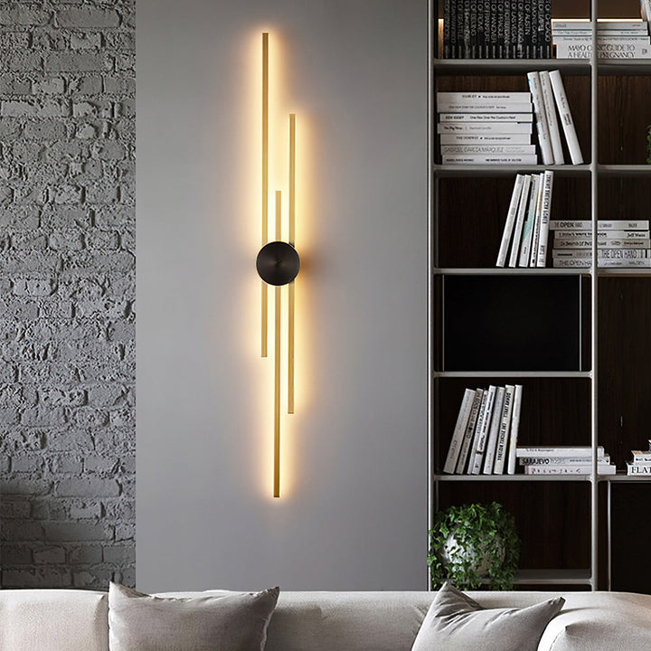 Vegglampe Moderne LED Jern Vertikal Armatur Luvikno