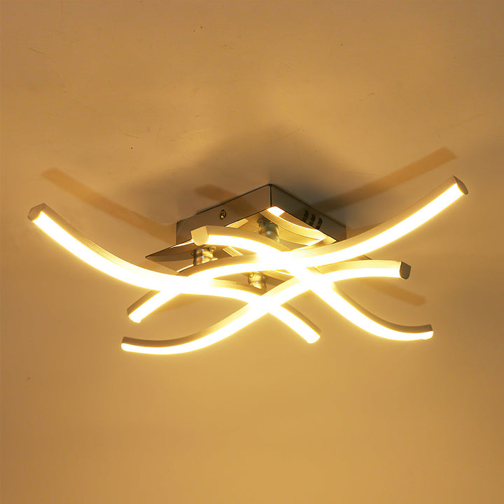 LED Taklampe Moderne Aluminium Takmontert Armatur Luvikno