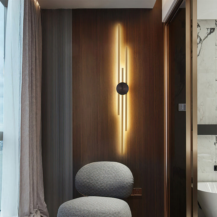Vegglampe Moderne LED Jern Vertikal Armatur Luvikno