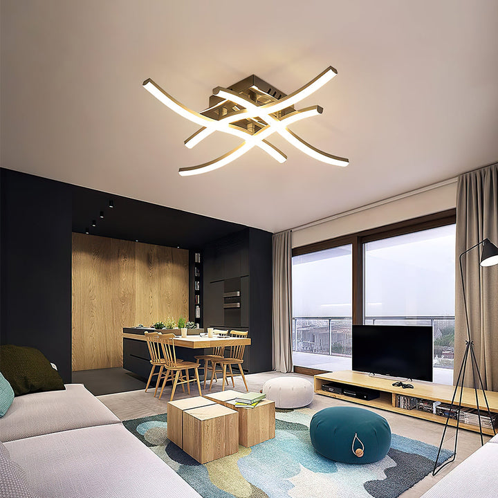 LED Taklampe Moderne Aluminium Takmontert Armatur Luvikno