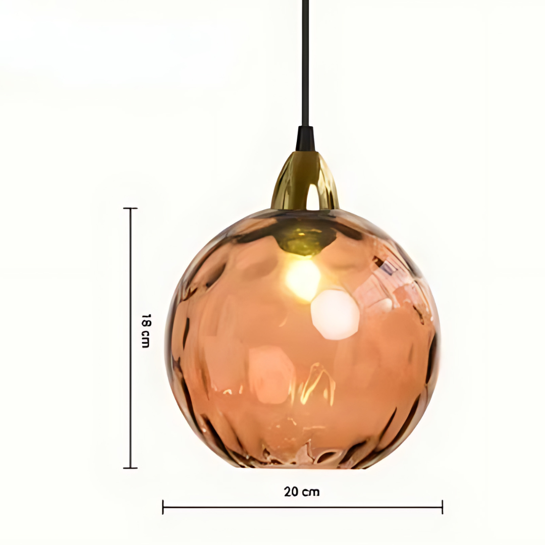 Luvikno | Elegant Glass Sphere Pendant Lamp for Luxury Interiors