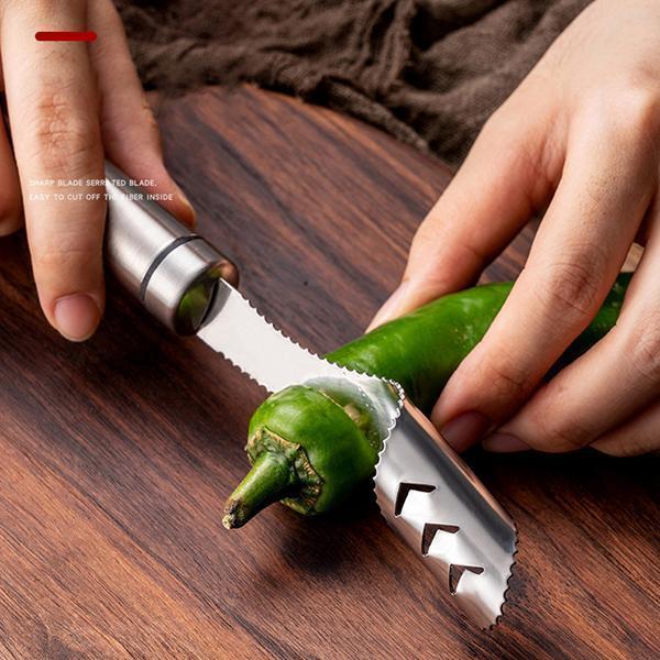 Stainless Steel Chili Seed Remover | Luvikno