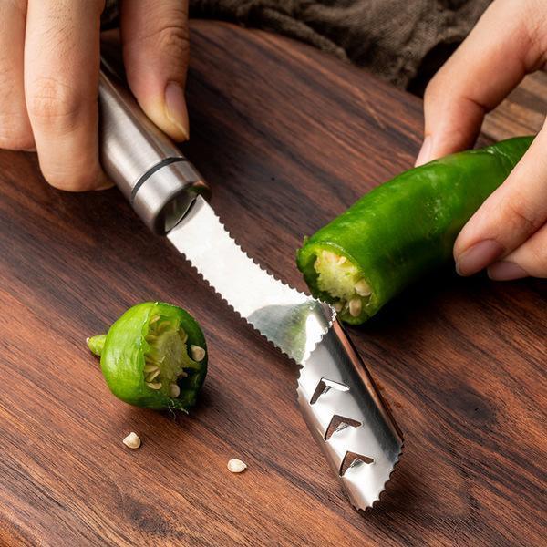 Stainless Steel Chili Seed Remover | Luvikno