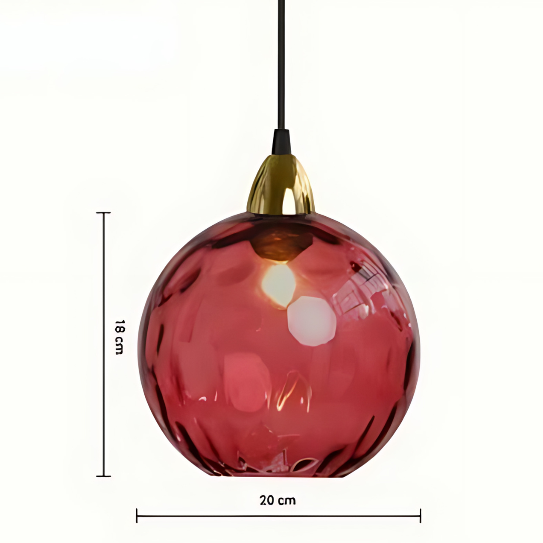 Luvikno | Elegant Glass Sphere Pendant Lamp for Luxury Interiors