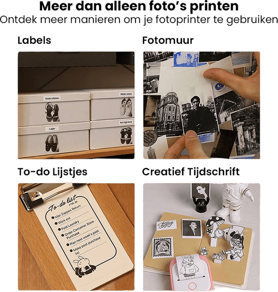 Luvikno | Pocket Printer™ - Inkluderer én gratis rull!