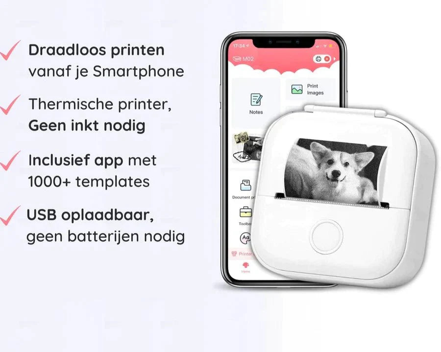 MiniPrinter Skriv ut uten grenser! | Luvikno