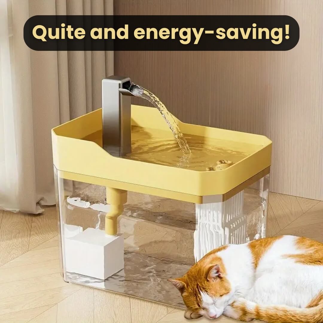 Katt Drikkefontene 360° Sensor 1,5 L Stille | Luvikno