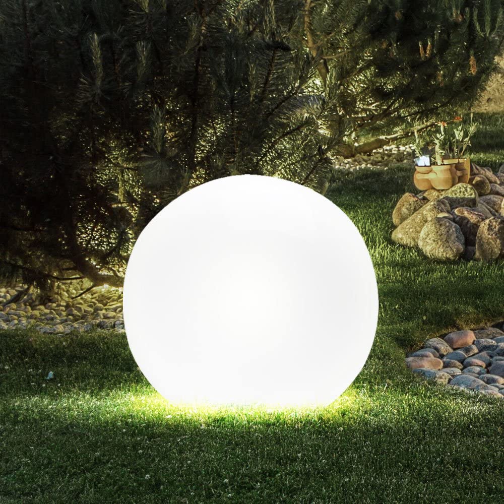 Flerfarget LED kule hage lampe med fjernkontroll | Luvikno
