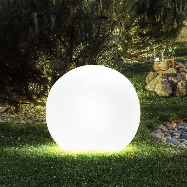 Flerfarget LED kule hage lampe med fjernkontroll | Luvikno