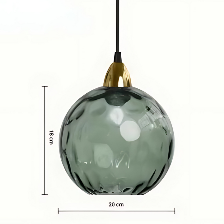 Luvikno | Elegant Glass Sphere Pendant Lamp for Luxury Interiors