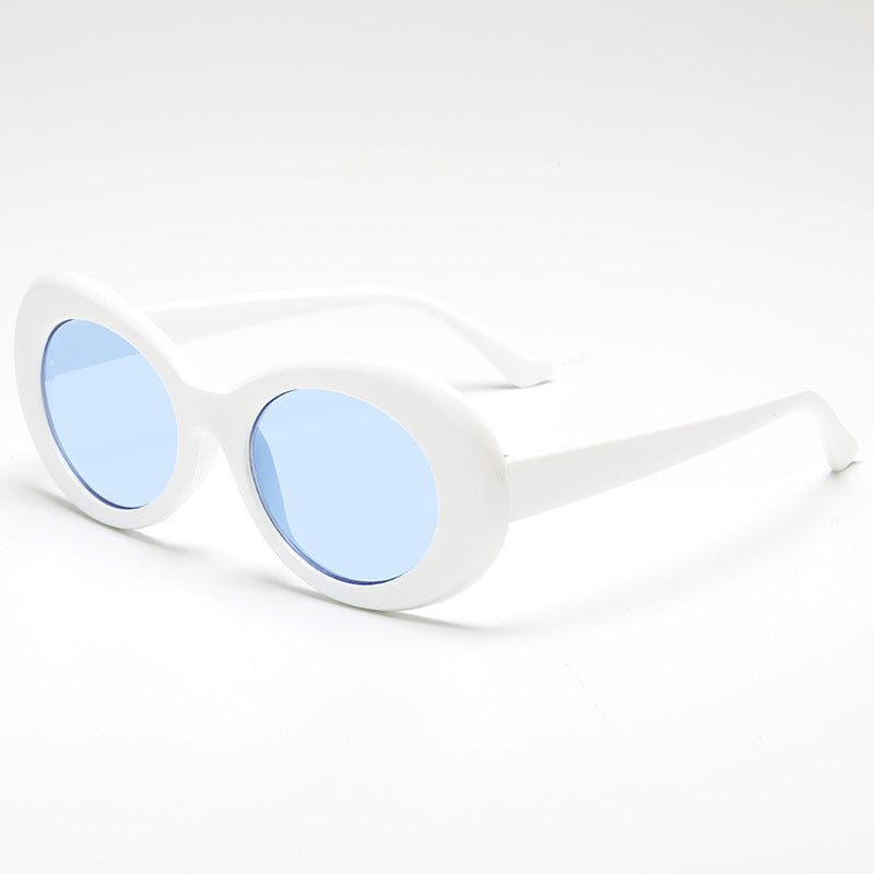 Damer fashionable oval solbriller Luvikno