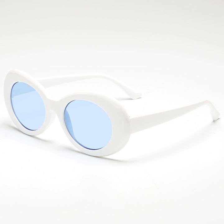 Damer fashionable oval solbriller Luvikno
