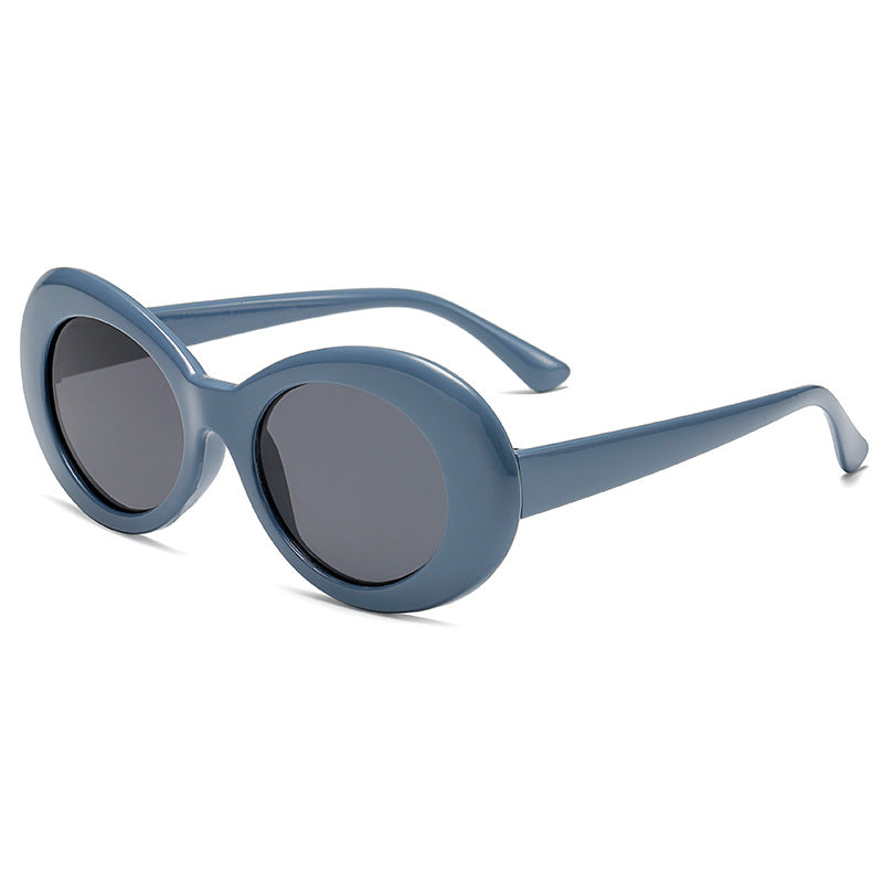 Damer fashionable oval solbriller Luvikno
