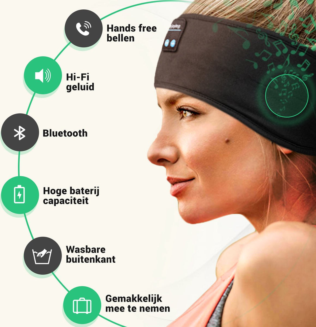 Luvikno | SleepWave™ - Smart Bluetooth Søvnband for Dyp Hvile
