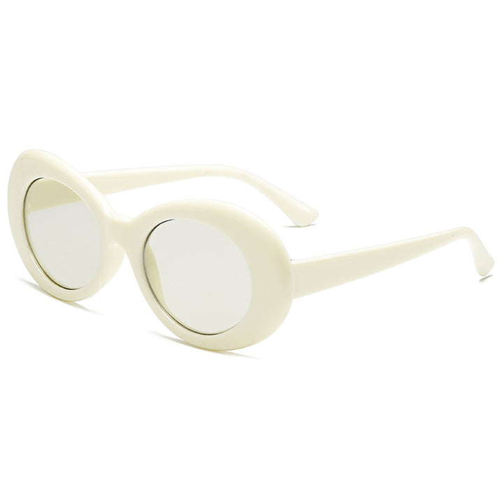 Damer fashionable oval solbriller Luvikno
