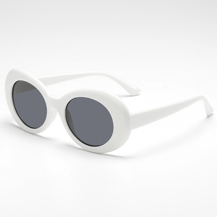 Damer fashionable oval solbriller Luvikno