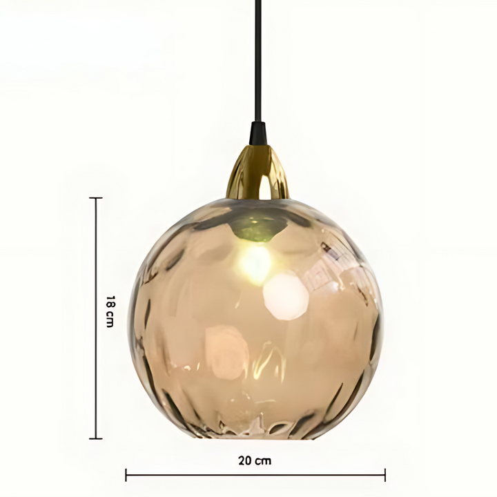 Luvikno | Elegant Glass Sphere Pendant Lamp for Luxury Interiors