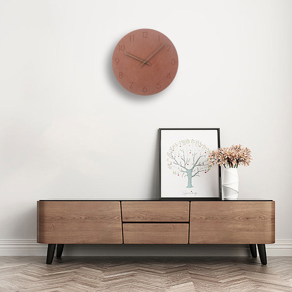 StilDesign Veggklokke – Minimalistisk Stille Klokke for Moderne Interiør | Luvikno