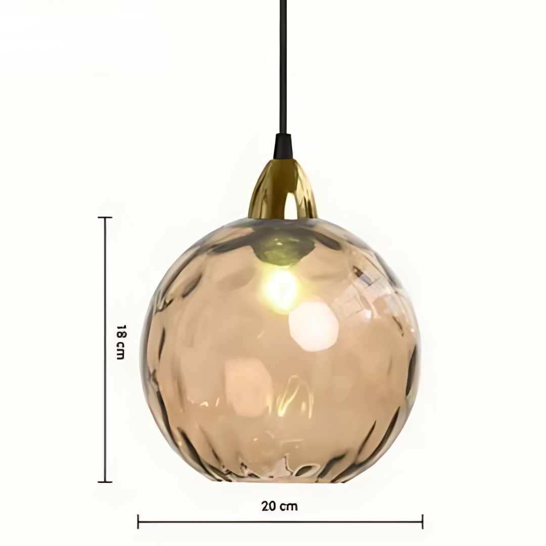 Luvikno | Elegant Glass Sphere Pendant Lamp for Luxury Interiors