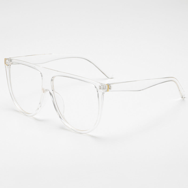 Dame Elegant Oversized solbriller med stilfull ramme Luvikno