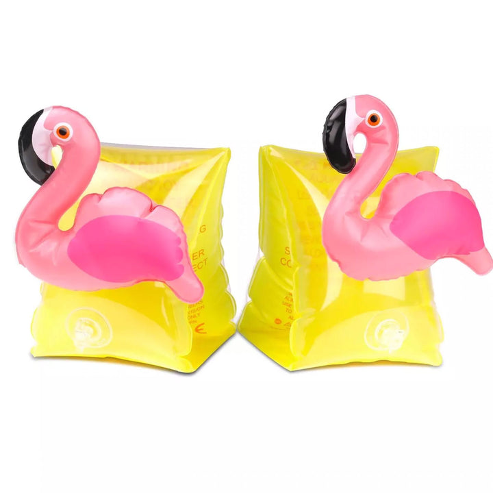 Unisex svømmewinger med flamingo-design Luvikno