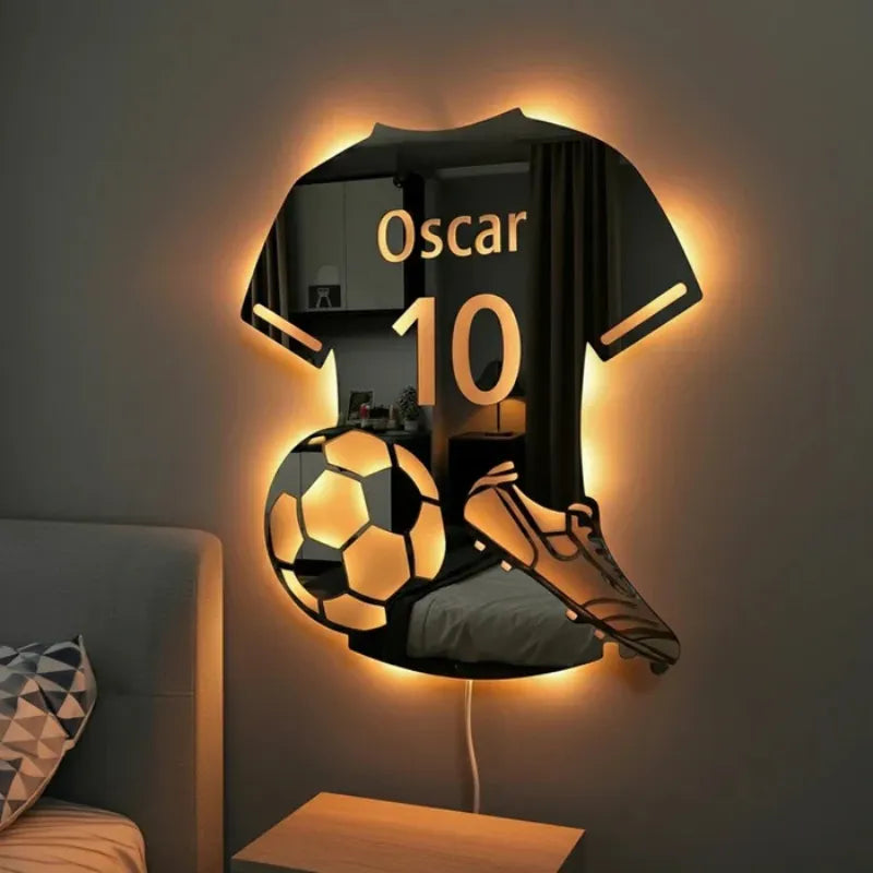 Luvikno | MirrorJersey | Justerbar LED Speilgenser