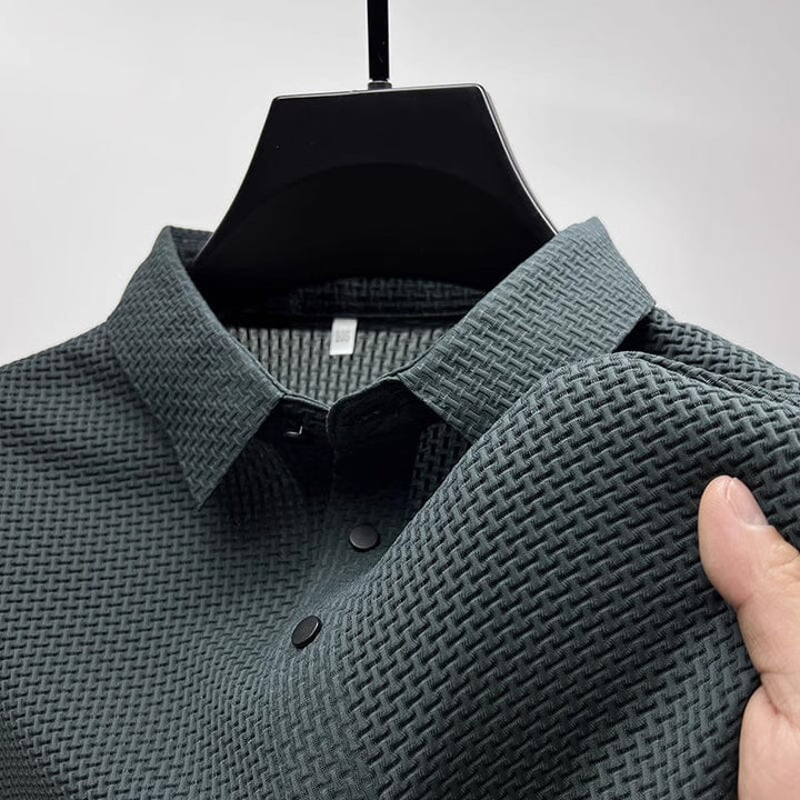 Mesh Ice Silk Korte Ermel T-skjorte | Luvikno