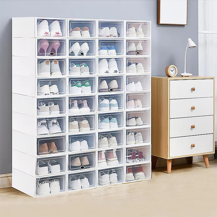 Foldbar skoeske lagringsboks, 6PCs | Luvikno