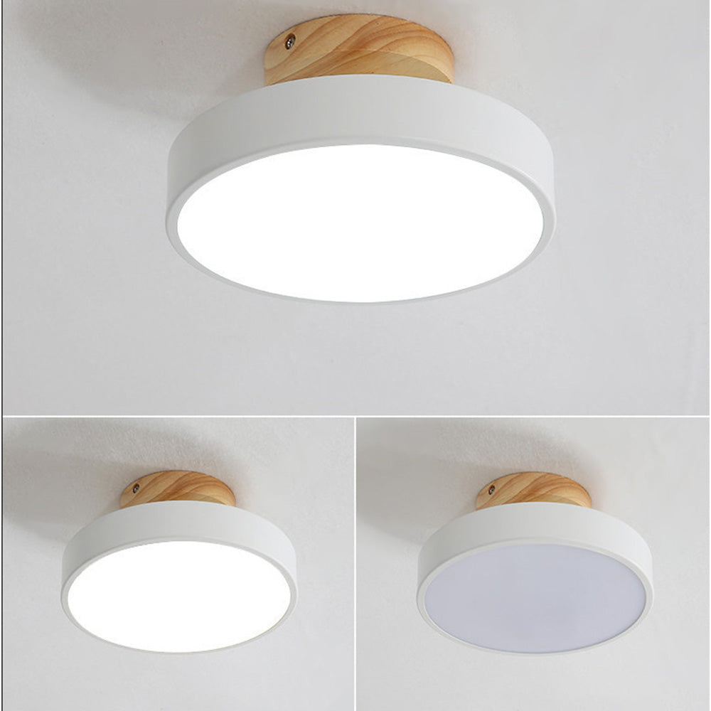 LED Taklampe Tre Flush Montering Fixture Luvikno
