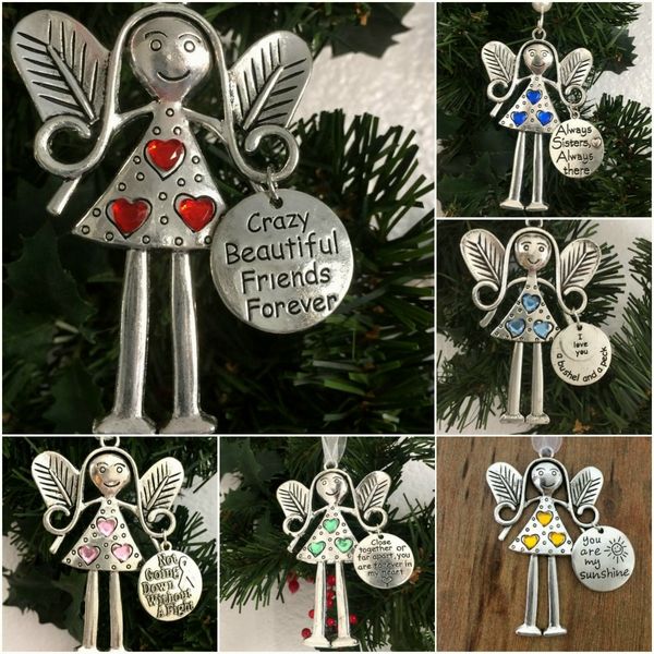 Engel Ornament Julegave - Morsom Vennskapgave | Luvikno