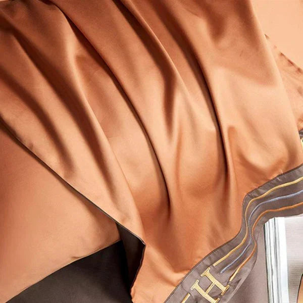 Luvikno | Luksus Satin Kattong Dynetrekk Sett for Soverom