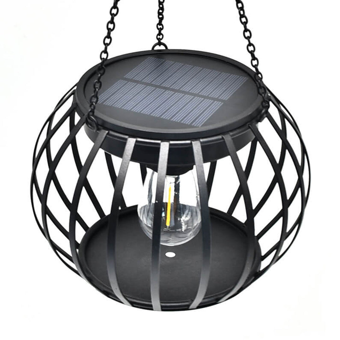 Solcelle Gresskar Lantern Design LED Utendørs Henge Dekorativt Lys | Luvikno