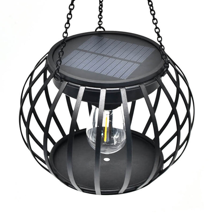 Solcelle Gresskar Lantern Design LED Utendørs Henge Dekorativt Lys | Luvikno