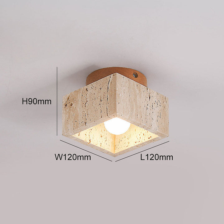 Taklampe Tre Sylinder Flush Mount Fixture Luvikno