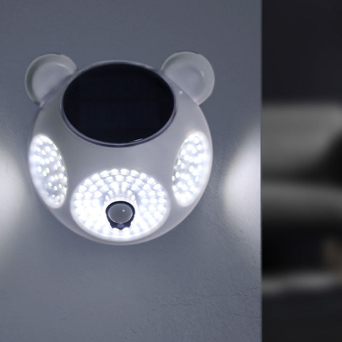Solar Body Sensor Rund Form LED Patio Utendørs Vegglys Lampe | Luvikno