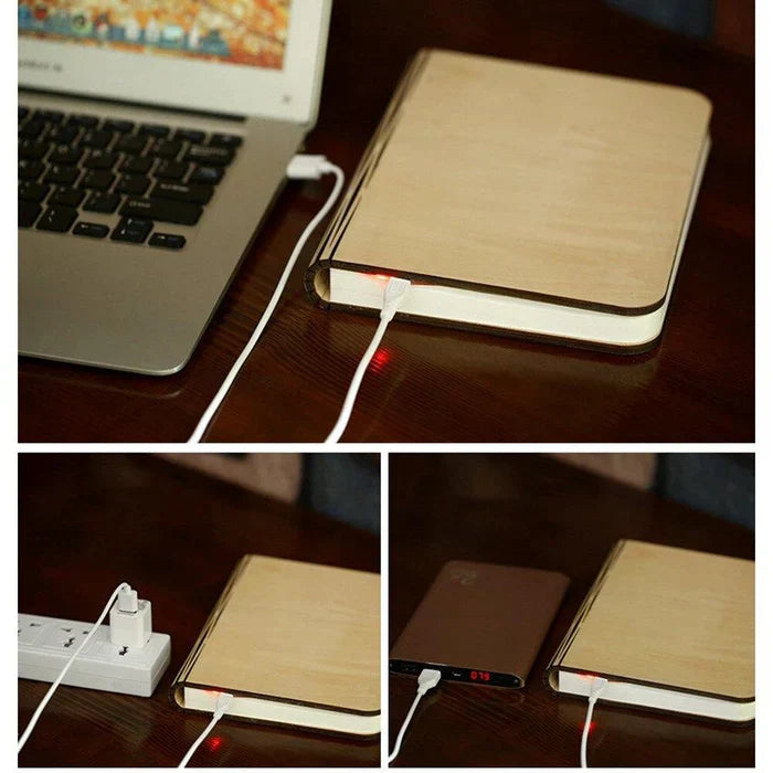 Luvikno | BookGlow LED Boklys - Stilfull belysning med en kreativ vri